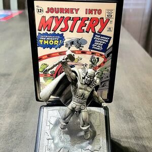 Thor 1962 Fine Pewter Mini Statue Limited Edition Series With COA